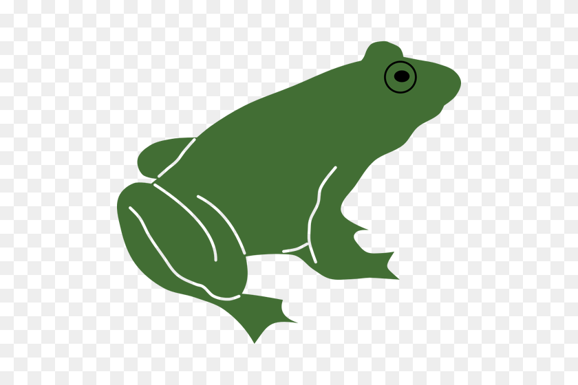 500x500 Tree Frog Clipart Silhouette - Tree Frog Clipart