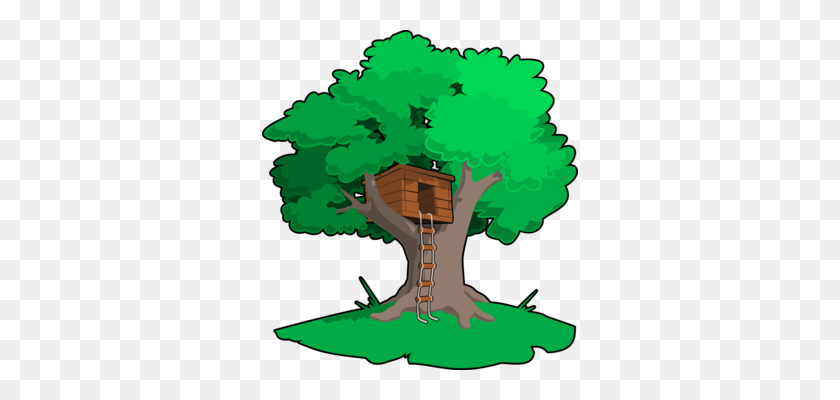 316x340 Tree House Child - Tiny House Clipart