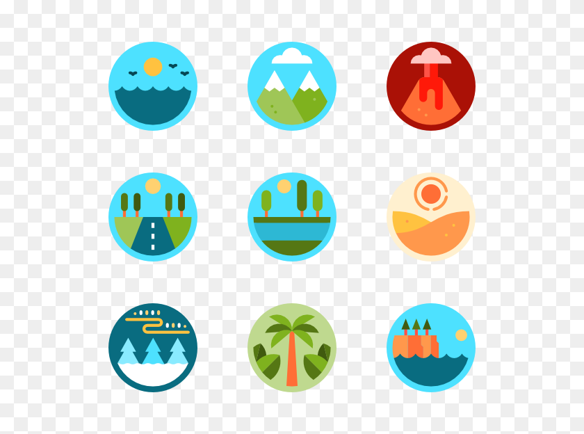 600x564 Tree Icons - Tree Top View PNG