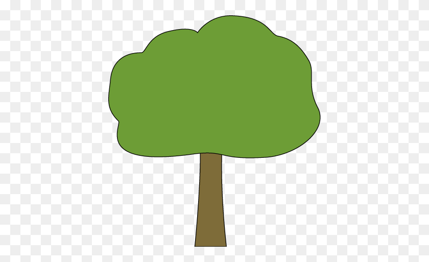 416x453 Tree Outline Cliparts - Tree Outline Clipart