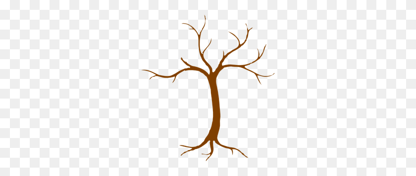 270x297 Tree Png, Clip Art For Web - Tree With Roots Clipart Free