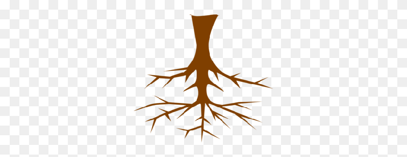 288x265 Tree Roots Cliparts - Plant With Roots Clipart