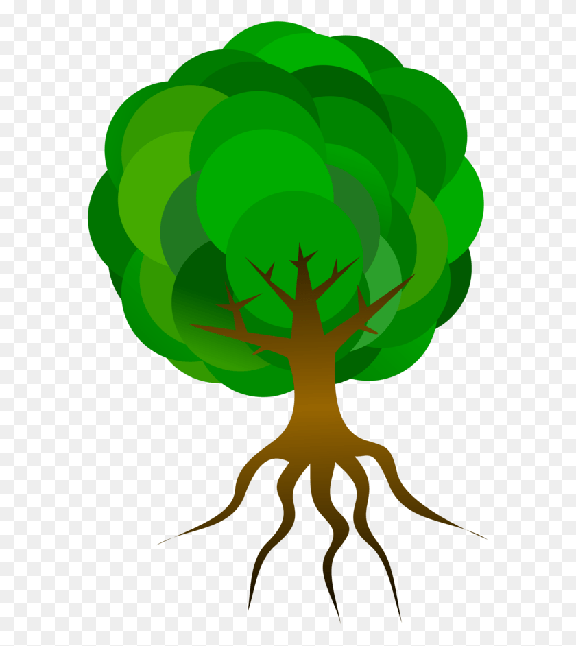 586x882 Tree Roots Cliparts - Tree With Roots Clipart
