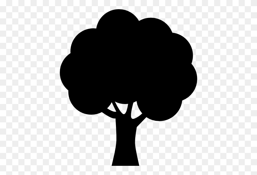 512x512 Tree Silhouette - Trees Silhouette PNG