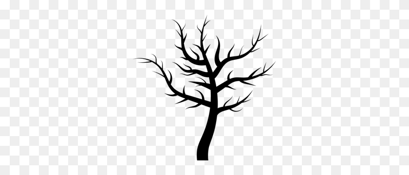 295x300 Tree Silhouette Clip Art - Tree With Roots Clipart