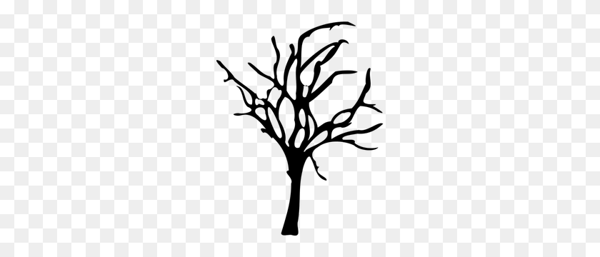 234x300 Tree Silhouette Clip Art - Willow Tree Clipart