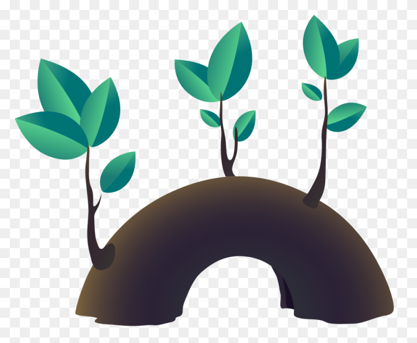 926x750 Tree Stump Branch Leaf Root - Plant With Roots Clipart