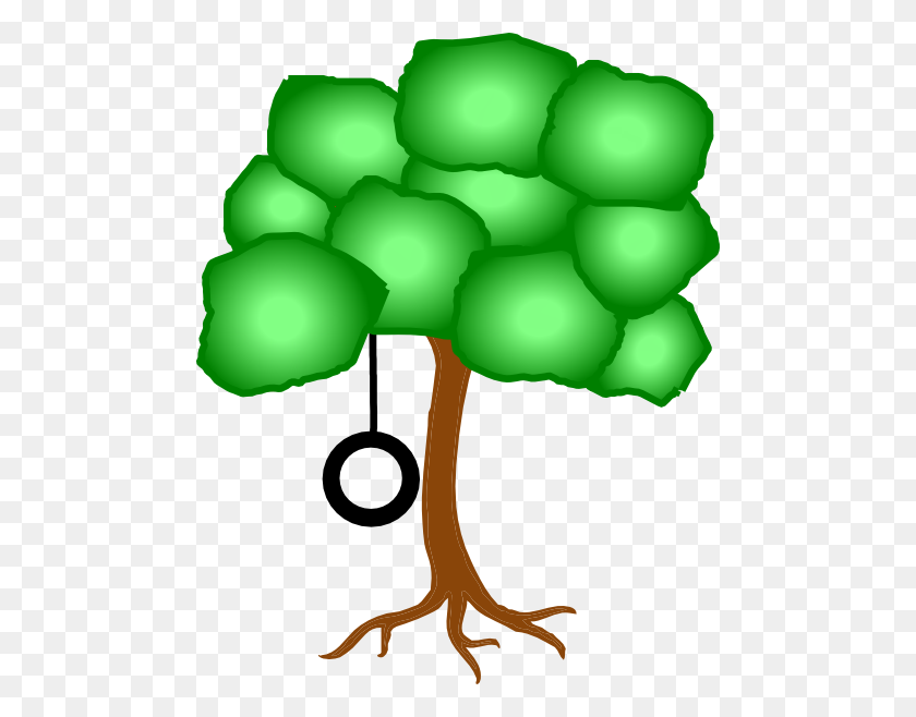 480x598 Tree Swing Clipart Girl Swinging On A Royalty Free Picture Art - Dogwood Tree Clipart