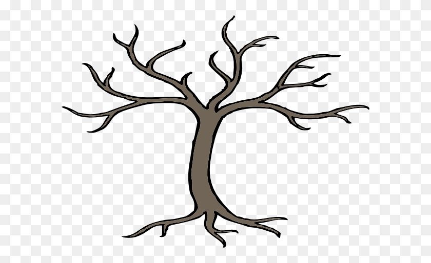 600x454 Tree With Branches Clip Art - Three Branches Of Government Clipart