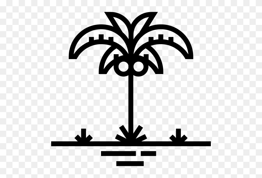 512x512 Trees Tree Png Icon - Palm Tree PNG