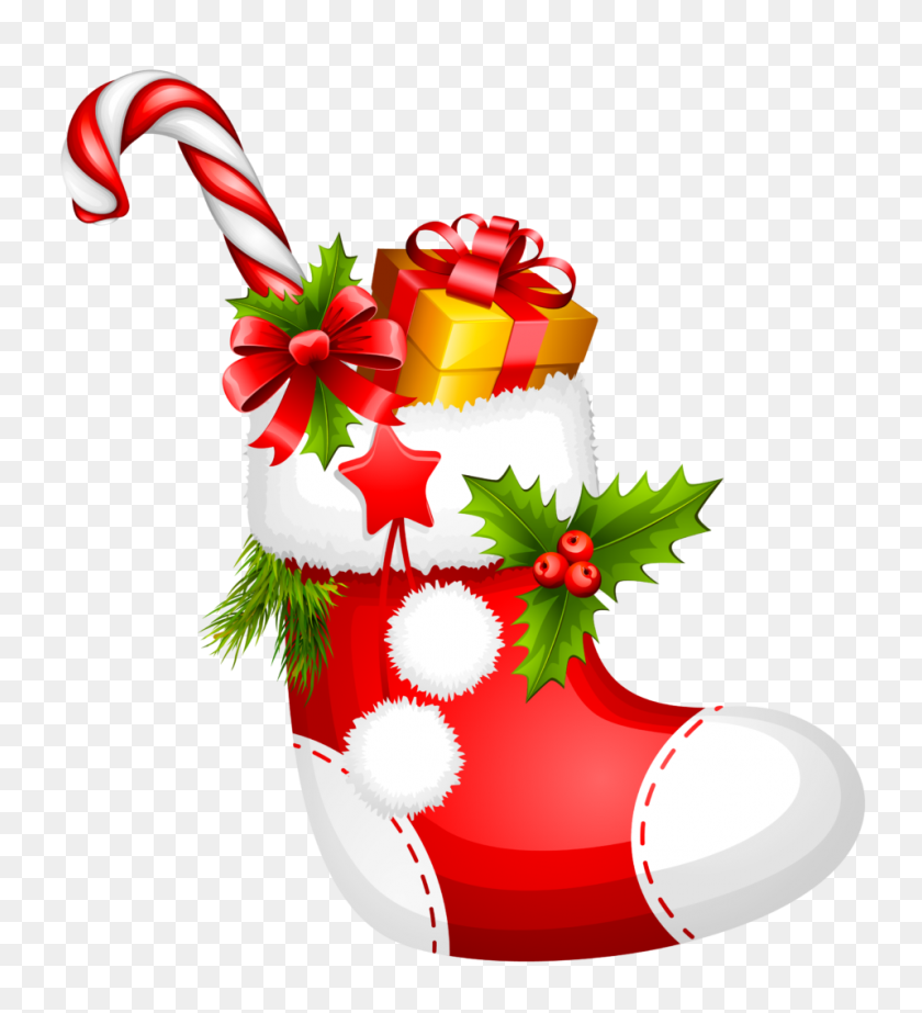 958x1060 Tremendous Christmas Stocking Clipart Image Inspirations - Free Christmas Stocking Clipart