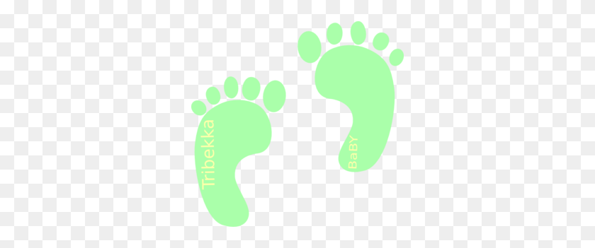 300x291 Tri Footprints Clip Art - Baby Footprints Clipart