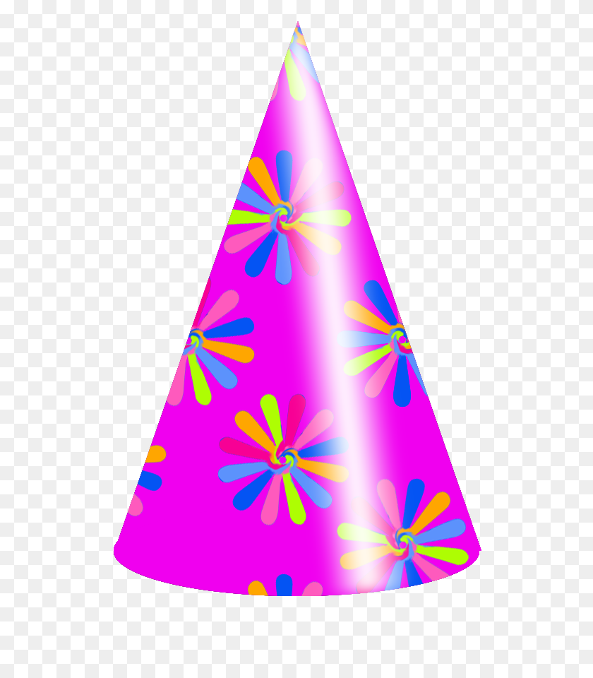 600x900 Triangle Clipart Party Hat - Party Hat Clipart Black And White