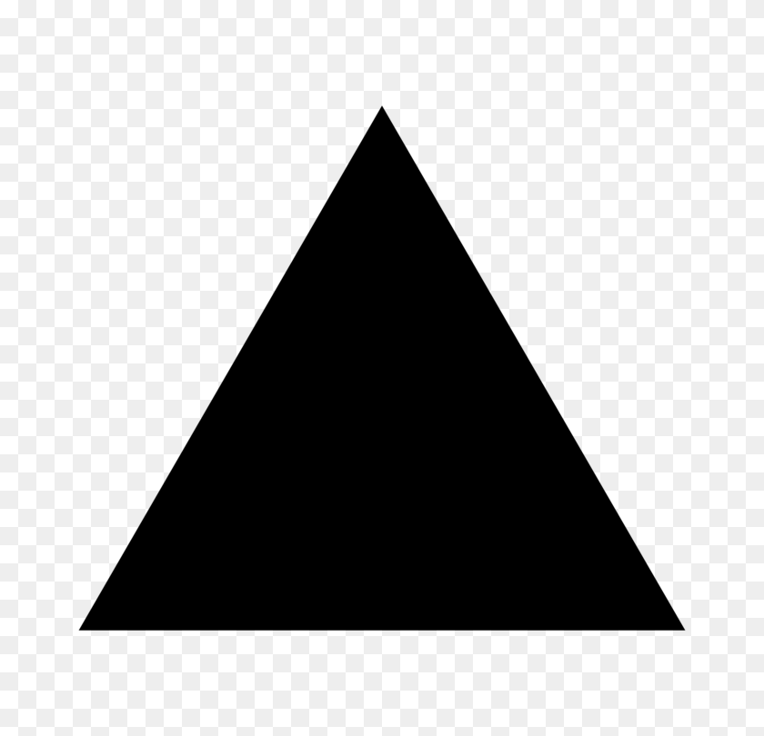 750x750 Triángulo De Iconos De Equipo Posdata Encapsulada Forma Geométrica - Triángulo Negro Png