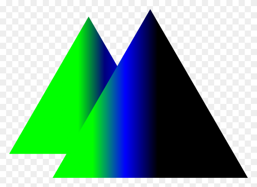 1059x750 Triángulo De Iconos De Equipo Símbolo De Dibujos Animados - Triángulo Azul Png