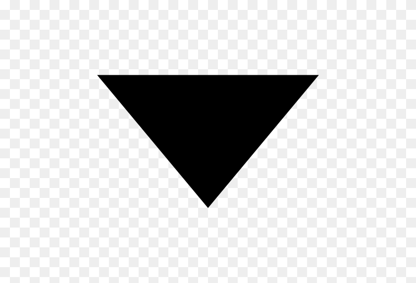 512x512 Треугольник Вниз, Треугольник, Значок Треугольников С Png И Векторным Форматом - Треугольники Png
