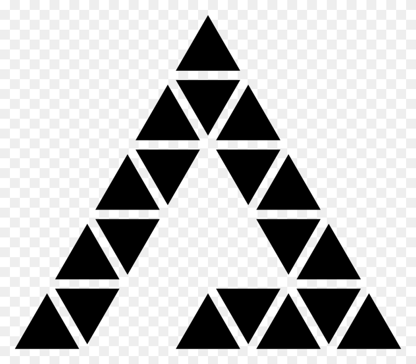 980x850 Triangle Of Triangles Png Icon Free Download - Triangles PNG