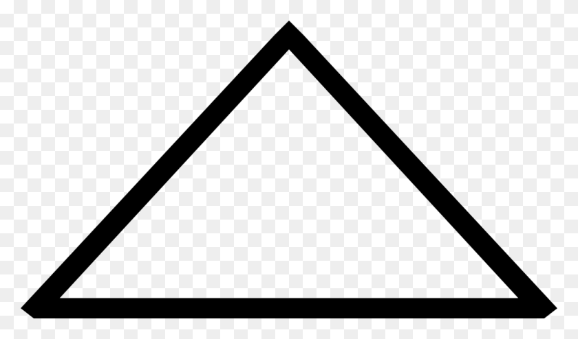 980x546 Значок Треугольника Png Скачать Бесплатно - Контур Треугольника Png