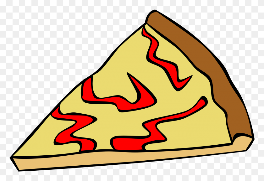 2400x1596 Triangle Pizza Clipart - Pie Images Clipart
