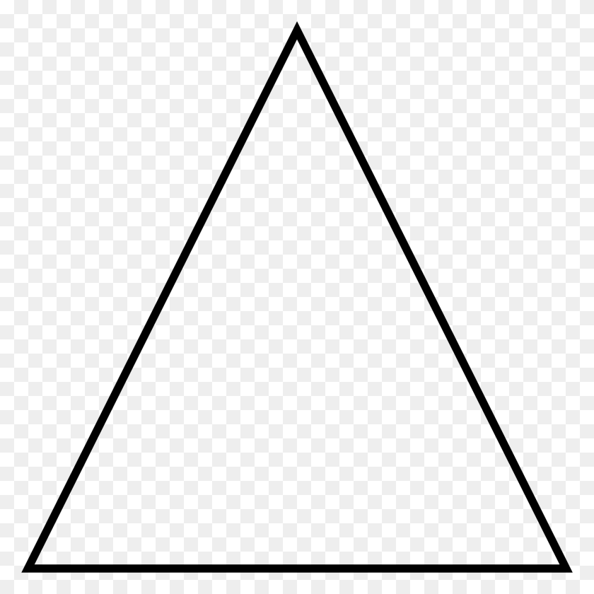 2236x2236 Triangle Png Transparent Triangle Images - White Triangle PNG