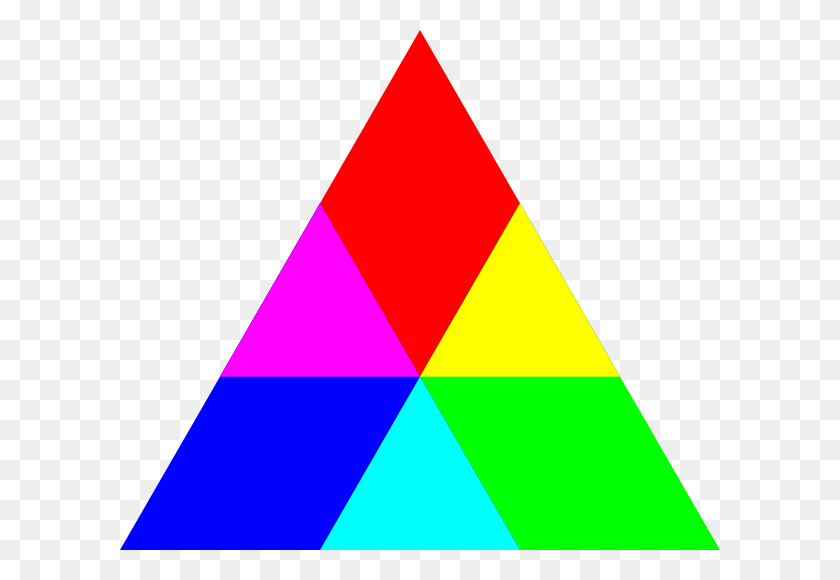 600x520 Triangle Rgb Mix Png, Clip Art For Web - Mix Clipart