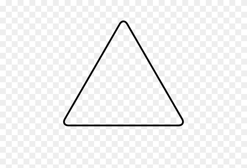 512x512 Форма Треугольника С Закругленными Углами - Треугольник С Закругленными Углами В Png