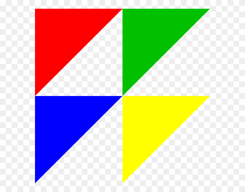 600x600 Imágenes Prediseñadas De Patrón De Cuadrados De Triángulo Free Vector - Bandera De Triángulo Clipart