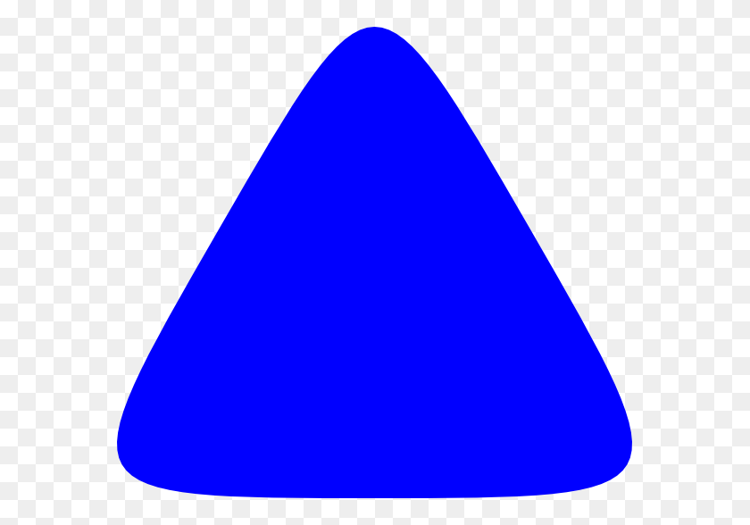577x528 Triángulo De Fondo Transparente - Triángulo Azul Png