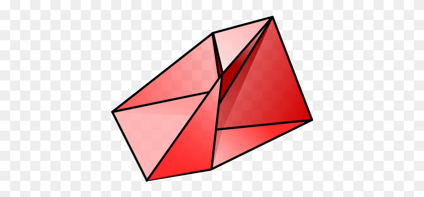 402x332 Triangles Are The Strongest Shape Thinking About Geometry - Triangular Prism Clipart
