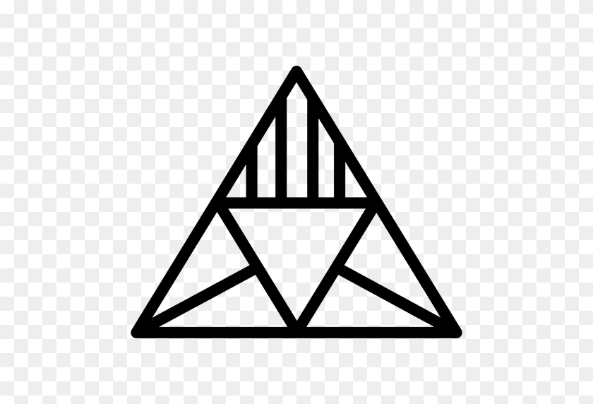 512x512 Triangular Geometric Shapes Logo - Geometric Shape PNG