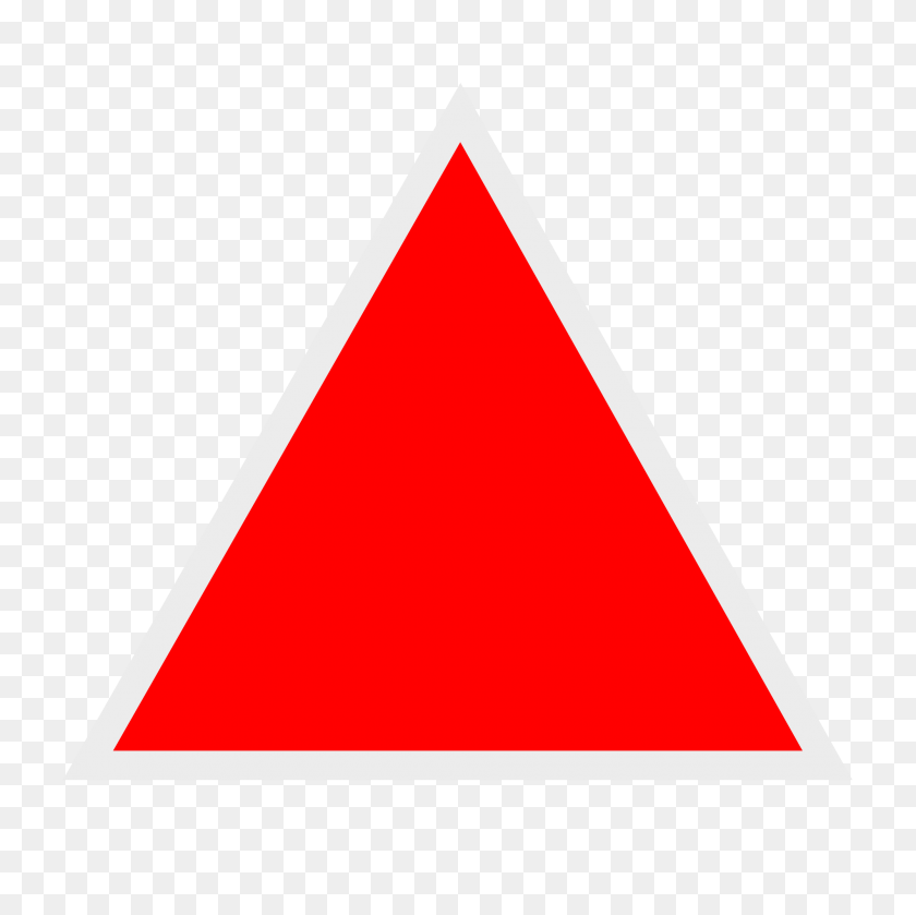 2000x2000 Triangulo Rojo Png Png Image - Triangulo PNG