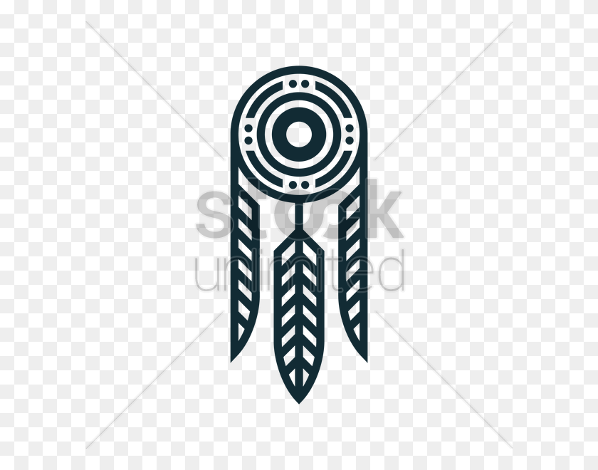 600x600 Tribal Feather Tattoo Vector Image - Feather Vector PNG