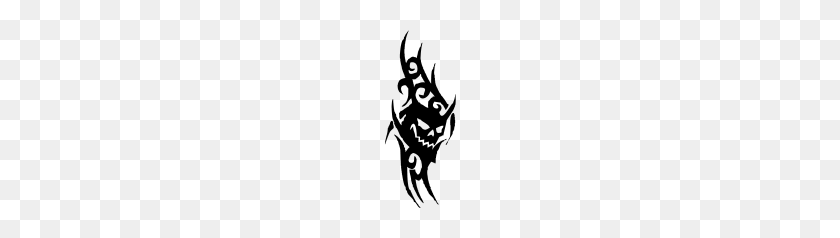 178x178 Tribal Skull Tattoos Transparent Png Pictures - Skull Tattoo PNG