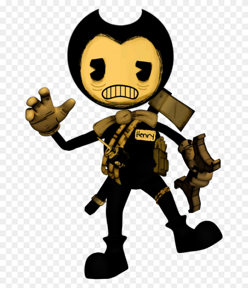 668x915 Homenaje A Henry Is Perfect Bendy Theory Bendyandtheinkmachine - Bendy Png