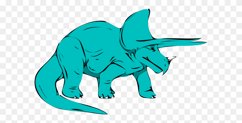 600x369 Triceratops Clipart Clipart - Dinosaur Fossil Clipart