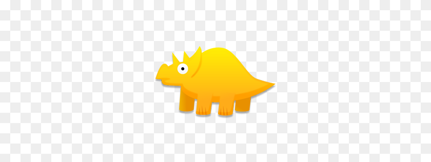 256x256 Значок Трицератопса Динозавры Набор Иконок Игрушки Быстрый Дизайн Иконок - Трицератопс Png