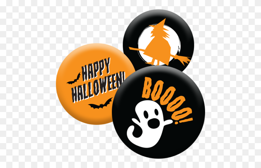 480x480 Botones De Truco O Trato Un Sorteo De Halloween Sin Azúcar Personalizado: Truco O Trato Gratis