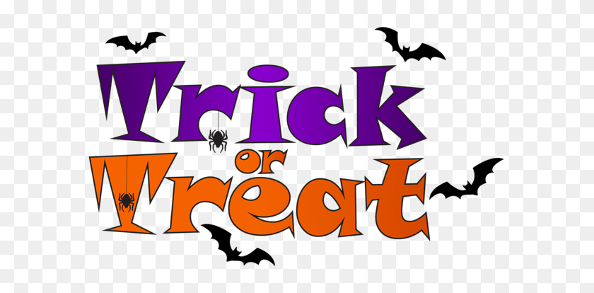 600x354 Trick Or Treat Png Clip - Trick Clipart
