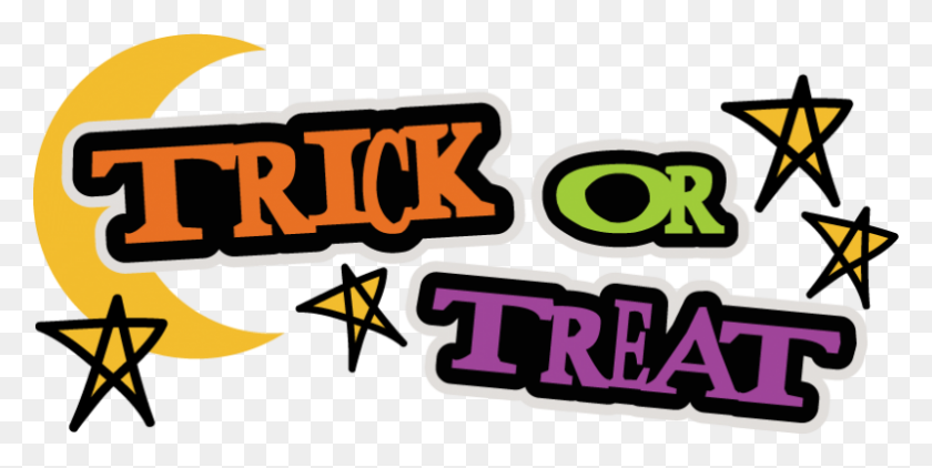 800x372 Trick Or Treat Scrapbook Title Halloween Scrapbook Titles - Trunk Or Treat Clipart