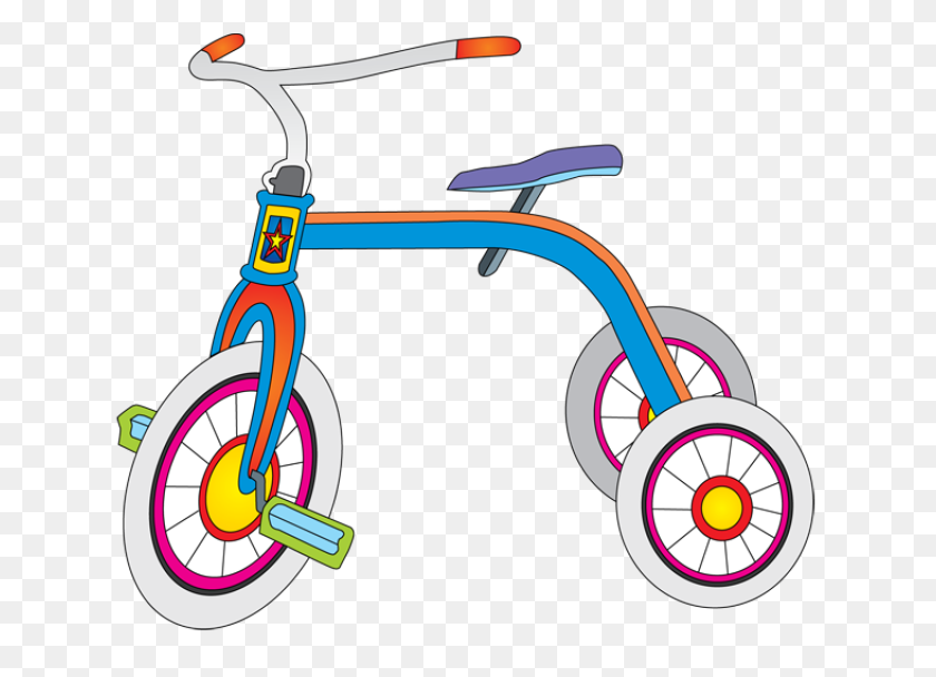 640x548 Triciclo Clipart De Juguete - Rueda De Bicicleta Clipart