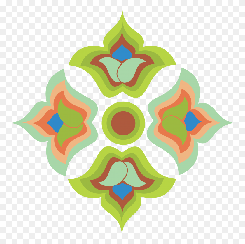 4259x4251 Trinetra - Flower Pattern PNG