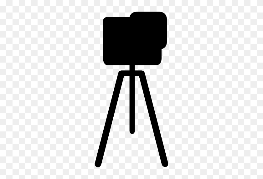 512x512 Tripod Withgopro, Camera Tripod, Dslr Icon With Png And Vector - Dslr PNG