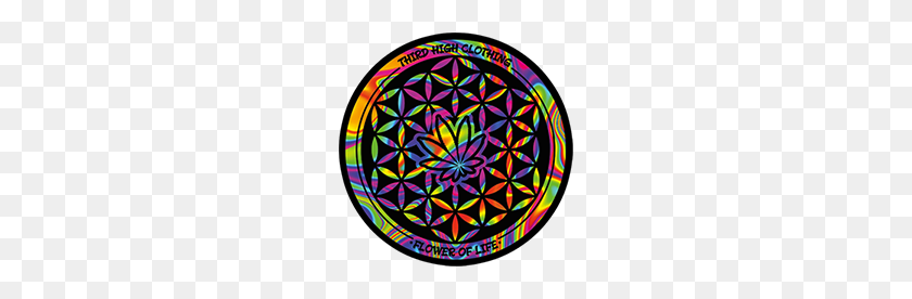 216x216 Trippy Flower Of Life Sticker Third High Clothing - Trippy PNG
