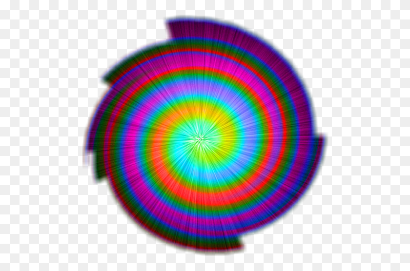 506x496 Trippy Magic Galaxy Ojos De La Ventana De La Varita Arco Iris Freetoedit - Trippy Png