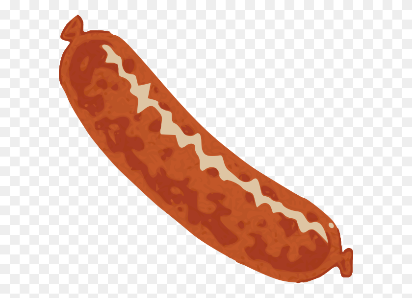600x549 Trippy Sausage Png Clip Arts For Web - Hot Dog Clipart PNG