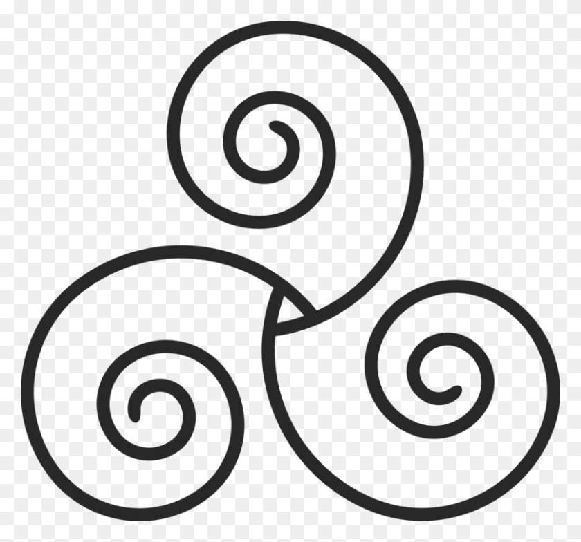 807x750 Triskelion Tattoo Celtic Knot Symbol Celts - Celtic Knotwork Clipart