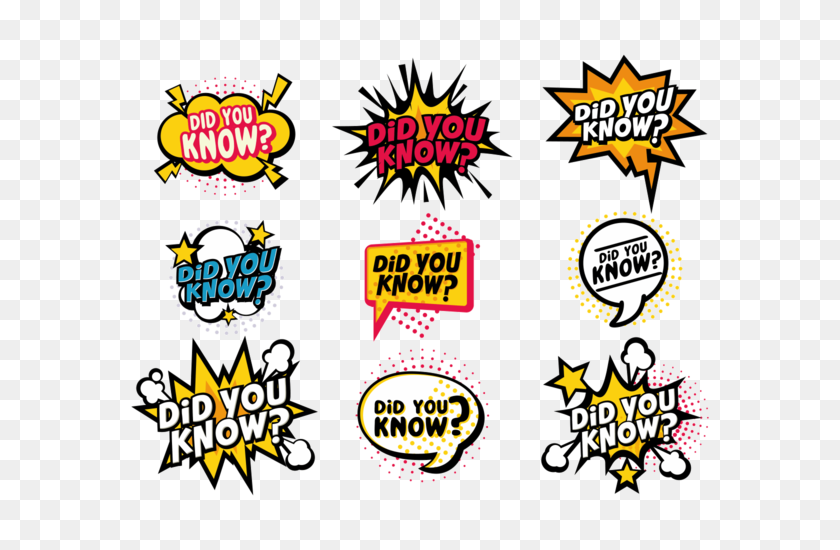 700x490 Trivia Vector Sticker - Did You Know Clipart