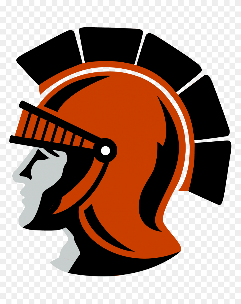 1501x1921 Trojan Head Logo Clip Art - Trojan Head Clipart