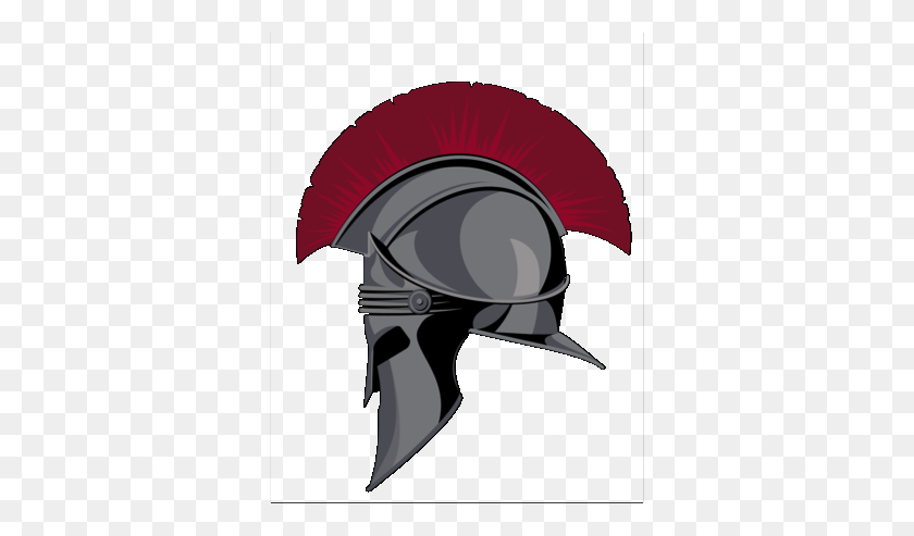 344x433 Trojan Helmet Logo For Troy University - Trojan Head Clipart