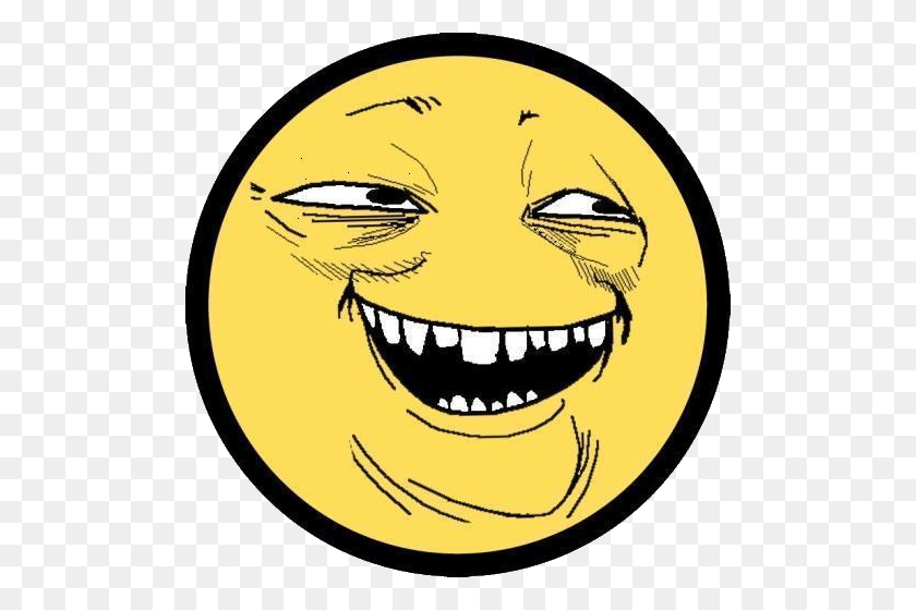 500x500 Troll Face Transparent Png Pictures - Laughing Face PNG